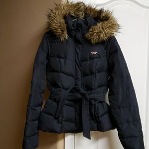 Hollister down puffer jacket